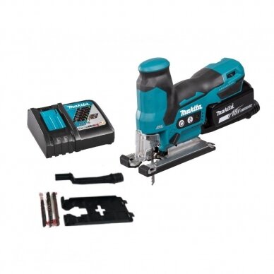 Akumuliatorinis siaurapjūklis Makita DJV185RG, 18V, 6,0Ah