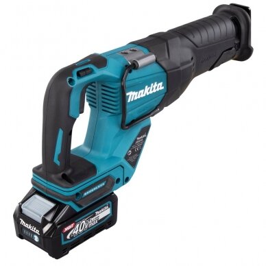 Akumuliatorinis siaurapjūklis Makita JR001GM201, 40V, XGT®, (2x4.0Ah akum. ir krov.) 2