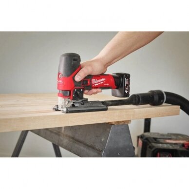 Akumuliatorinis siaurapjūklis MILWAUKEE M12 FJS-0 6