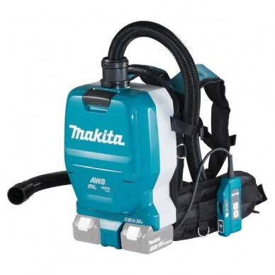 Akumuliatorinis siurblys Makita DVC265ZXU; 2x18 V (be akumuliatoriaus ir pakrovėjo)