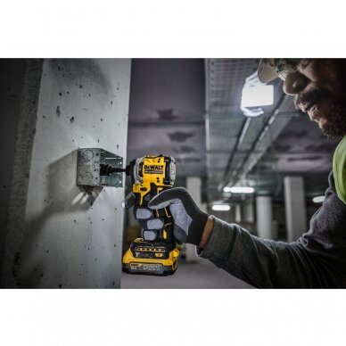 Akumuliatorinis smūginis atsuktuvas DeWalt DCF840E1T-XJ, 18V, 1x1.7Ah 4