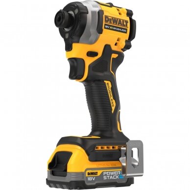 Akumuliatorinis smūginis atsuktuvas DeWalt DCF850E1T-QW, 18V, 1x1.7Ah PowerStack 2