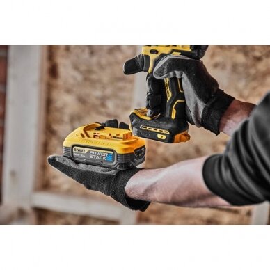 Akumuliatorinis smūginis gręžtuvas DeWalt DCD805H2T-QW, 18 V, 2x5.0 Ah 3