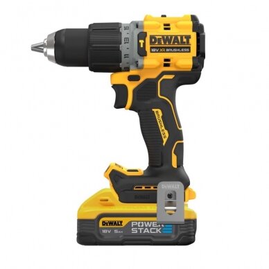 Akumuliatorinis smūginis gręžtuvas DeWalt DCD805H2T-QW, 18 V, 2x5.0 Ah 1