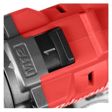 Akumuliatorinis smūginis gręžtuvas MILWAUKEE M12 FDD2-0 4