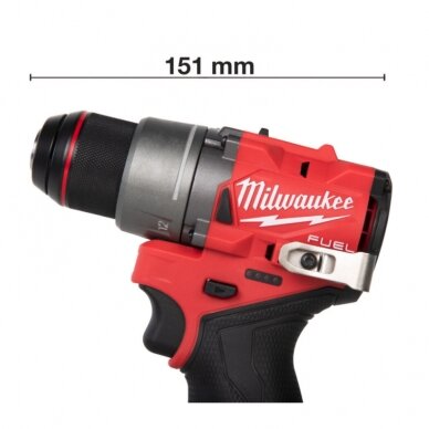 Akumuliatorinis smūginis gręžtuvas MILWAUKEE M12 FDD2-0 5