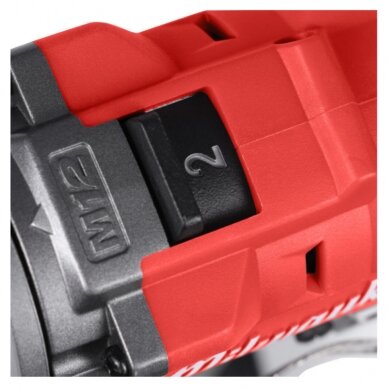 Akumuliatorinis smūginis gręžtuvas MILWAUKEE M12 FDD2-202X 4