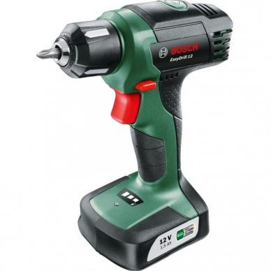 Akumuliatorinis gręžtuvas-suktuvas Bosch EasyDrill 12, 12 V, 1,5 Ah