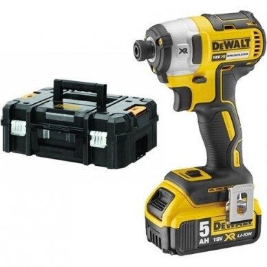 Akumuliatorinis smūginis suktuvas DeWALT DCF887P2-QW 18V 2x5.0Ah 2