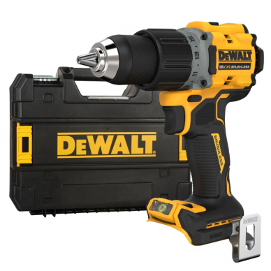 Akumuliatorinis smūginis suktuvas-gręžtuvas DeWalt DCD800NT-XJ, 18 V, (be akum. ir krov.)