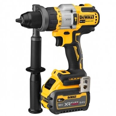 Akumuliatorinis smūginis suktuvas-gręžtuvas DeWalt XR DCD999X1-QW, 18 V, 1x9.0 Ah