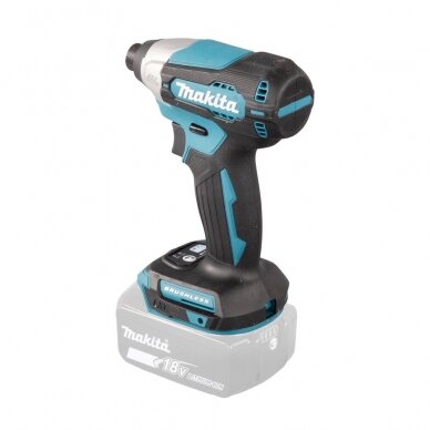 Akumuliatorinis smūginis suktuvas Makita DTD157Z, 18V, 140Nm 6