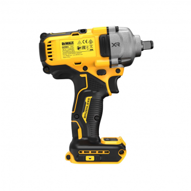 Akumuliatorinis smūginis veržliasukis DeWalt DCF891N-XJ, 18 V, (be akum. ir krov.) 1