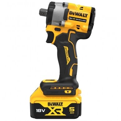 Akumuliatorinis smūginis veržliasukis DeWalt DCF922P2T-QW, 18 V, 2x5.0 Ah 1