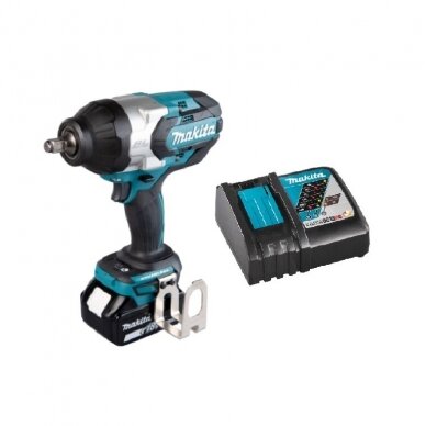 Akumuliatorinis smūginis veržliasukis Makita DTW1002Z +5,0Ah, 18V