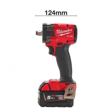 Akumuliatorinis smūginis veržliasukis MILWAUKEE M18 FIW2F12-0X 2