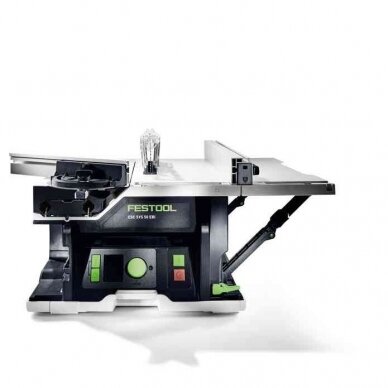 Akumuliatorinis stalinis diskinis pjūklas Festool CSC SYS 50 EBI-Basic-Set, 18 V, (be akum. ir krov.), (577371) 2