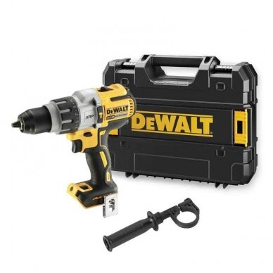 Akumuliatorinis smūginis gręžtuvas - suktuvas DeWalt DCD996NT-XJ, 18 V + lagaminas