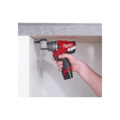 Akumuliatorinis suktuvas-gręžtuvas MILWAUKEE M12 FPDXKIT-202X, 12 V, 2x2,0 Ah 7