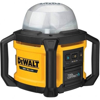 Akumuliatorinis šviestuvas DeWalt DCL074-XJ, 18 V (be akum. ir krov.)