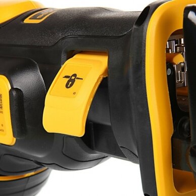 Akumuliatorinis tiesinis pjūklas DeWalt DCS367N-XJ, 18 V, (be akum. ir krov.) 5