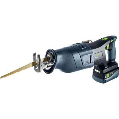 Akumuliatorinis tiesinis pjūklas Festool RSC 18 5,0 EB-Plus, 18 V, 2 x 5,0 Ah (576948) 1