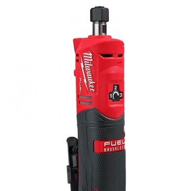 Akumuliatorinis tiesinis šlifuoklis MILWAUKEE M12 FDGS-422B, 12 V, 2,0 Ah, 4,0 Ah 2