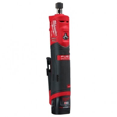 Akumuliatorinis tiesinis šlifuoklis MILWAUKEE M12 FDGS-422B, 12 V, 2,0 Ah, 4,0 Ah