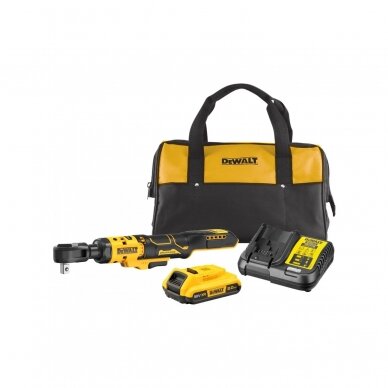 Akumuliatorinis veržliaraktis DeWalt DCF512D1-QW, 18V, 1/2" (1x2,0Ah)