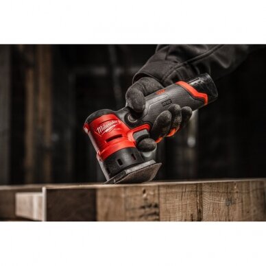 Akumuliatorinis vibracinis šlifuoklis MILWAUKEE M12 FDSS-422B 6