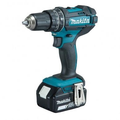 Akumuliatorinių įrankių rinkinys Makita DLX6100PX1 (DHP482 + DTD156 + DTM51Z + DHR202 + DGA452 + DML802); 18 V; 3x3,0 Ah 2