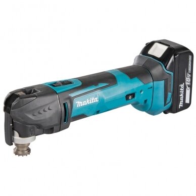 Akumuliatorinių įrankių rinkinys Makita DLX6100PX1 (DHP482 + DTD156 + DTM51Z + DHR202 + DGA452 + DML802); 18 V; 3x3,0 Ah 6