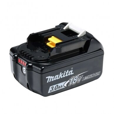 Akumuliatorinių įrankių rinkinys Makita DLX6100PX1 (DHP482 + DTD156 + DTM51Z + DHR202 + DGA452 + DML802); 18 V; 3x3,0 Ah 8