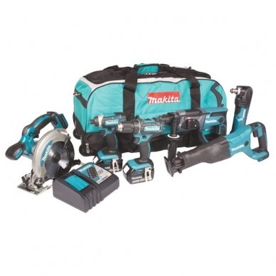 Akumuliatorinių įrankių rinkinys MAKITA DLX6038T, 18 V; 3x5,0 Ah