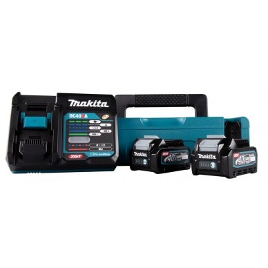 Akumuliatorių ir kroviklio komplektas XGT ®, 40Vmax Makita 191J81-6, 2x2,5Ah 1