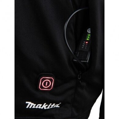 Akumuliatoriumi šildomas bliuzonas Makita DCX201A3XL CXT® / LXT®, 3XL dydis 3