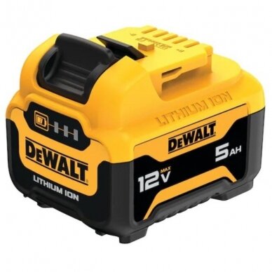 Akumuliatorius DeWalt DCB126-XJ, 12 V, 5.0 Ah, Li-ion