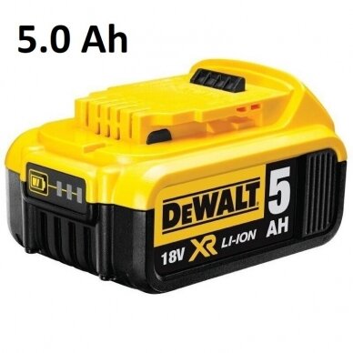 Akumuliatorius DeWALT DCB184, 18V, 5.0Ah XR Li-Ion (originalus)