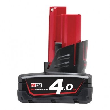 Akumuliatorius MILWAUKEE M12 B4 4.0Ah