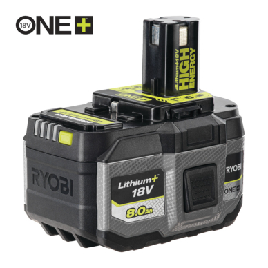 Akumuliatorius Ryobi RB1880T, 18V, 8Ah, HIGH ENERGY, ONE+