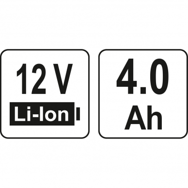 Akumuliatorius Yato LI- ION, 12 V, 4,0 Ah 3