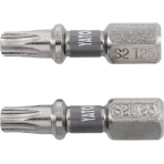 Antgaliai | 6,3 mm (1/4") | S2 Ni | T-Star (Torx) T25 | 2 vnt. (YT-78014)