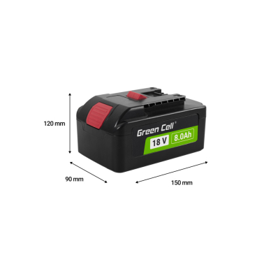 Analogas akumuliatoriui (PTBO18V8) - Bosch 18V Li-Ion, 8,0Ah 3