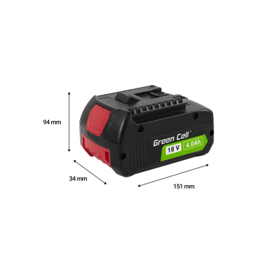 Analogas akumuliatoriui (PTBO18V4) - Bosch 18V Li-Ion, 4,0Ah 3