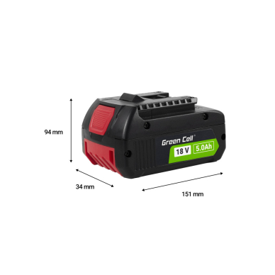 Analogas akumuliatoriui (PTBO18V5) - Bosch 18V Li-Ion, 5,0Ah 3