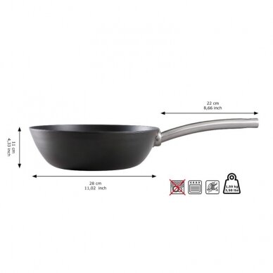 Anglies plieno WOK keptuvė Skottsberg 24/28cm 5