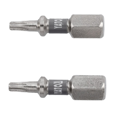 Antgaliai | 6,3 mm (1/4") | S2 Ni | T-Star (Torx) T10 | 2 vnt. (YT-78011)