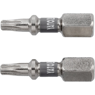 Antgaliai | 6,3 mm (1/4") | S2 Ni | T-Star (Torx) T15 | 2 vnt. (YT-78012)