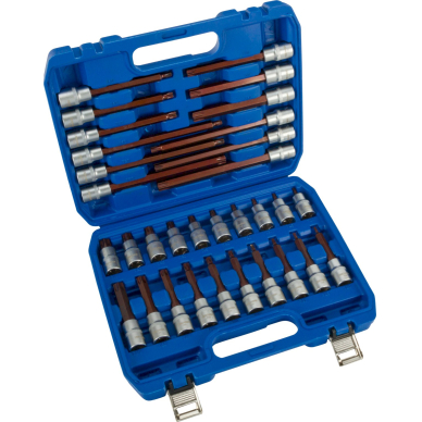 Antgaliai Torx CV 1/2'' T20-T70 32vnt.