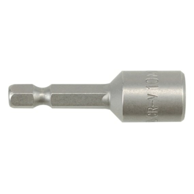 Antgalis - galvutė magnetinė CR-V, 1/4" 10x48 mm su pakuote (YT-1515)